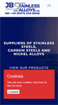 Mobile Screenshot of jbstainlessandalloys.com